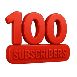YouTube Subscriber 100 Lifetime Guarantee(TRIAL PACK)